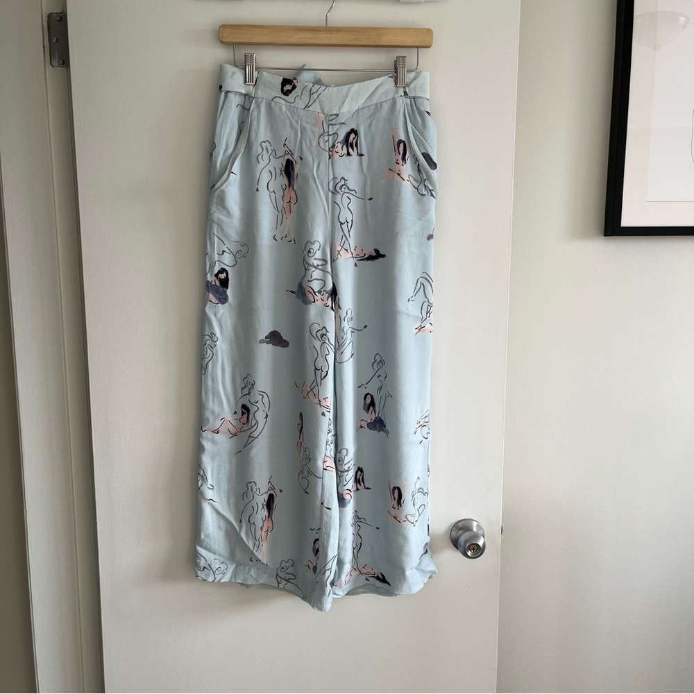 Aritzia Wilfred⎜FAUN PANT⎜SAGE / GREY - Picture 14 of 15